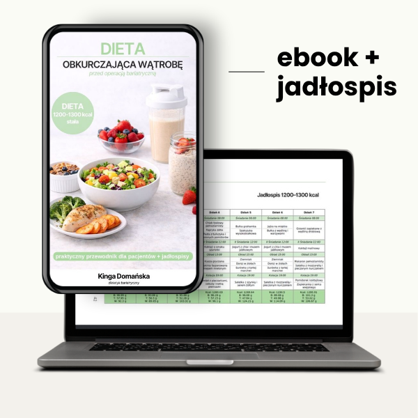 ebook + jadłospis 1200 kcal dieta obkurczająca wątrobę
